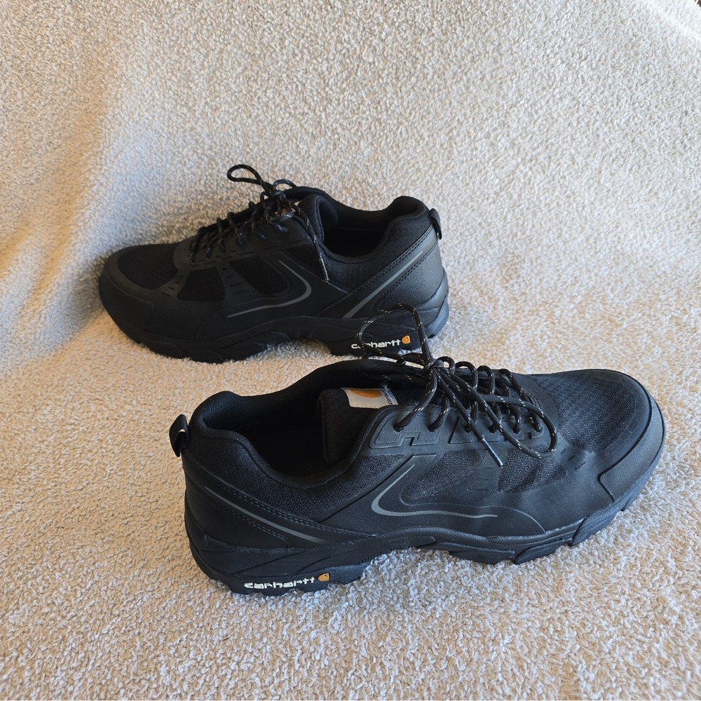 Carhartt Men's Size 14 Steel Toe Low Top Work Shoe Mesh Top Black CM03251